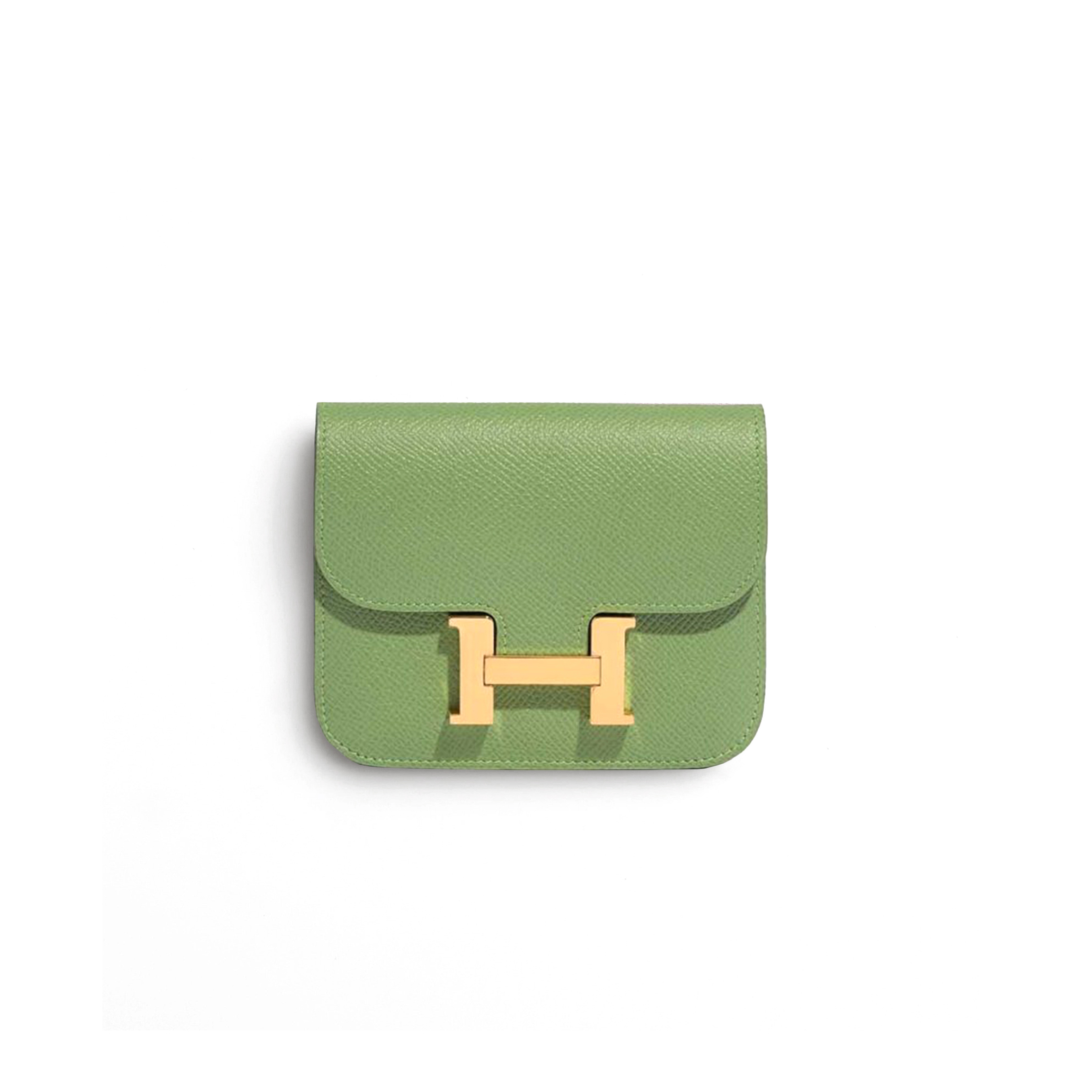 H**mes master constance slim wallet epsom h082060cc3i(12.4*10.2*3cm)